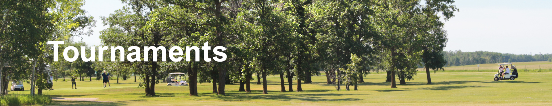 Golf Tournament Header Image